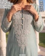 Beautiful Embroidered Suit With Matching Dupatta