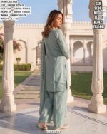 Beautiful Embroidered Suit With Matching Dupatta