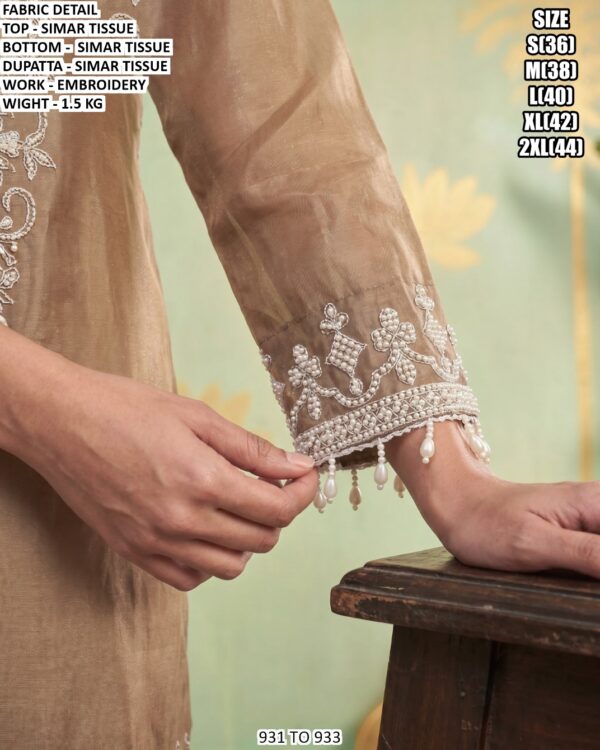Beautiful Embroidered Suit With Matching Dupatta