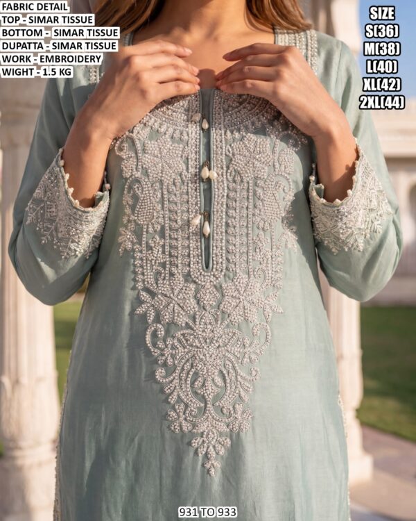 Beautiful Embroidered Suit With Matching Dupatta