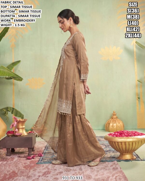 Beautiful Embroidered Suit With Matching Dupatta