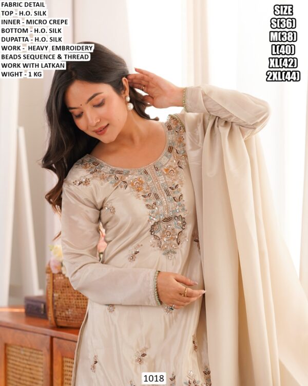 Rich Embroidery Suit With Matching Dupatta
