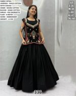 Festive Wear Lehenga With Layered Designer Top