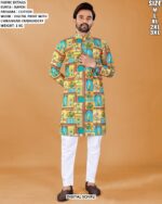 Premium Rayon Kurta And Cotton Pajama Set