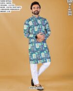 Premium Rayon Kurta And Cotton Pajama Set