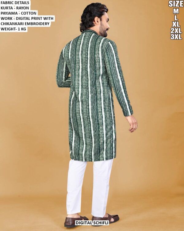 Premium Rayon Kurta And Cotton Pajama Set