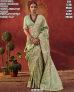 Designer Viscose Saree With Rich Embroidery Work
