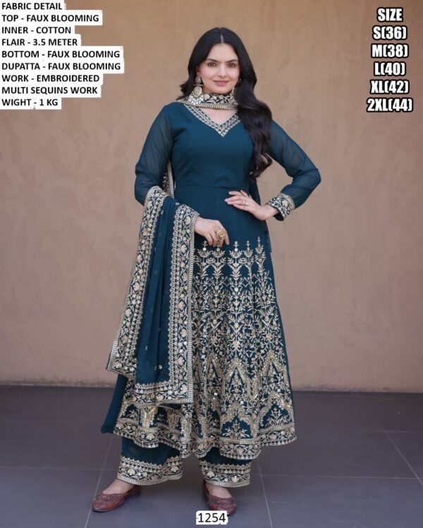 Heavy Embroidery Suit Design For Women