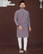 Traditional Chikankari Kurta Pajama Set For Men