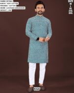 Traditional Chikankari Kurta Pajama Set For Men