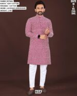 Traditional Chikankari Kurta Pajama Set For Men