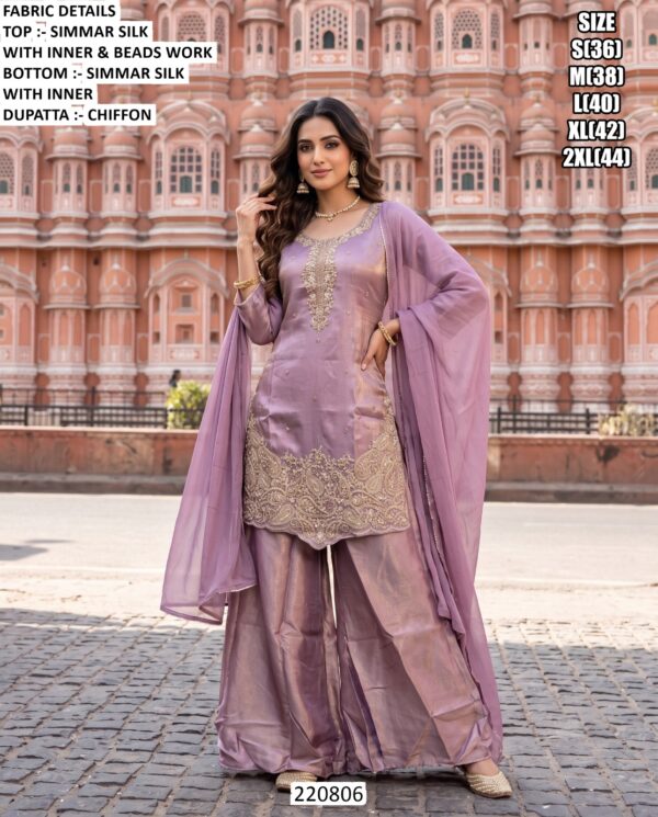 Beautiful Silk Kurta Set With Dupatta For Women