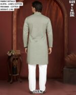 Linen Cotton Kurta Pajama Set For Men
