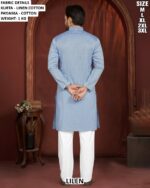 Linen Cotton Kurta Pajama Set For Men