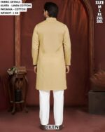 Linen Cotton Kurta Pajama Set For Men
