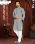 Linen Cotton Kurta Pajama Set For Men