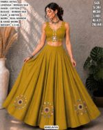 Designer Mirror Work Lehenga Design For Navratri