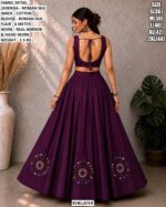 Designer Mirror Work Lehenga Design For Navratri