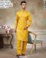 Premium Embroidery Kurta Set For Men