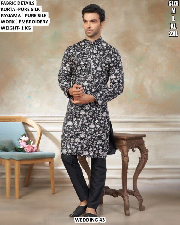 Premium Embroidery Kurta Set For Men