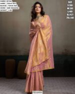 Beautiful Wedding Wear Saree With Woven Motifs
