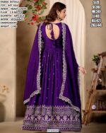 Premium Sequence Embroidered Gown For Women