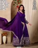 Premium Sequence Embroidered Gown For Women