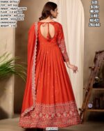 Premium Sequence Embroidered Gown For Women