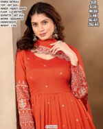 Premium Sequence Embroidered Gown For Women