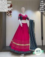 Navratri Heavy Mirror Work Lehenga For Women