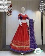 Navratri Heavy Mirror Work Lehenga For Women