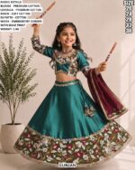 Traditional Girls Lehenga Choli With Dupatta