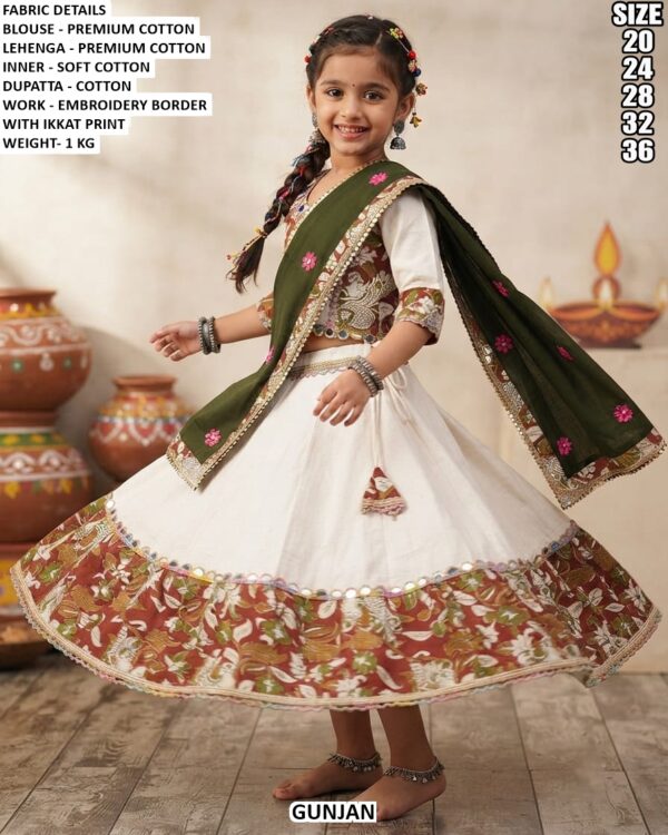 Traditional Girls Lehenga Choli With Dupatta