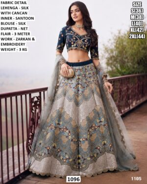 Beautiful Wedding Wear Net Lehenga For Women
