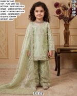 Girls Party Wear Ethnic Dress With Dupatta