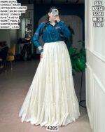 Modern Navratri Lehenga With Designer Shirt