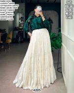 Modern Navratri Lehenga With Designer Shirt