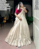 Traditional Kanjivaram Lehenga Choli For Women