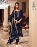 Wedding Wear Suit With Sequence Embroidery