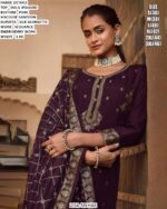 Wedding Wear Suit With Sequence Embroidery