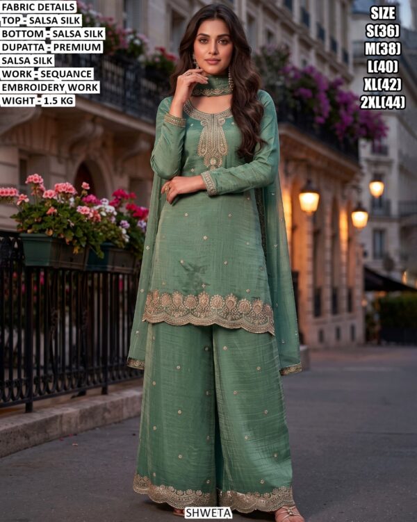 Beautiful Three Piece Ethnic Suit For Women