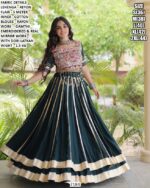Festive Wear Lehenga Choli With Real Mirror Work