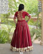 Festive Wear Lehenga Choli With Real Mirror Work