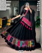 Designer Khadi Cotton Lehenga With Patchwork