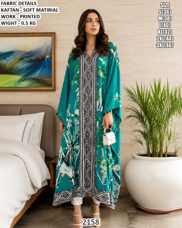 Trendy Printed Kaftan For Women