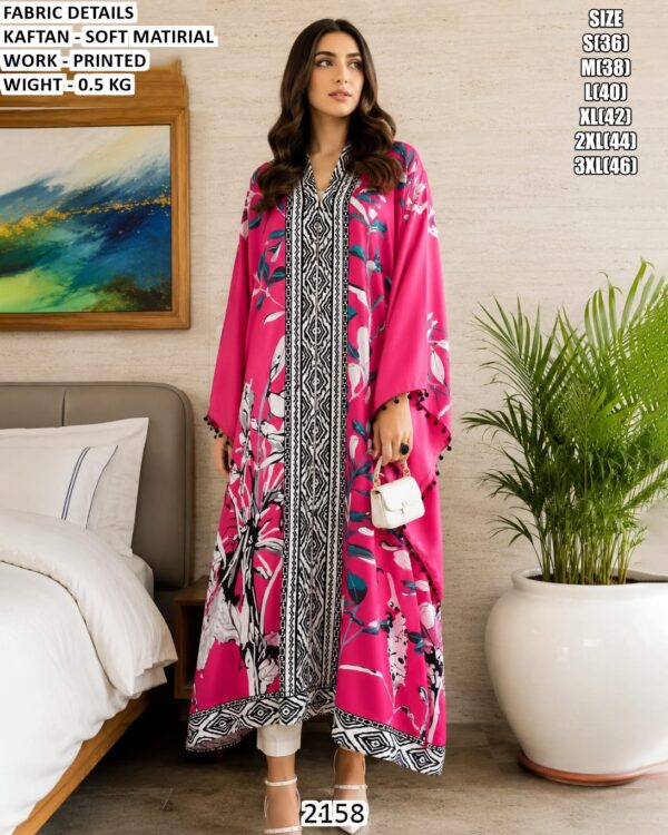 Trendy Printed Kaftan For Women