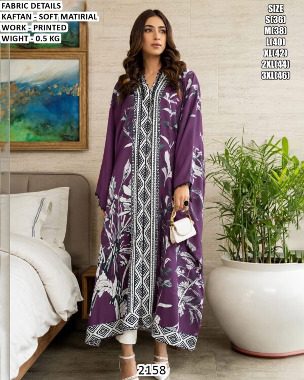 Trendy Printed Kaftan For Women