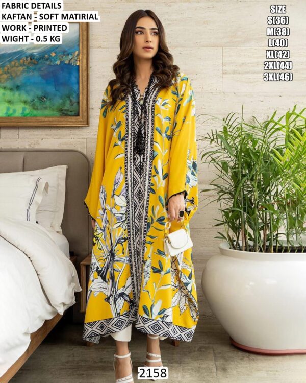 Trendy Printed Kaftan For Women