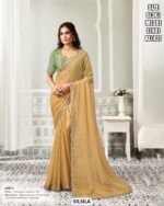 Designer Party Wear Saree With Sequin Work
