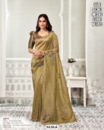 Designer Party Wear Saree With Sequin Work